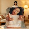 Music A-Aaliyah Throw High-Density Short Plush Blanket Soft Skin-Friendly for Sofa Nap Air-Conditioned Room