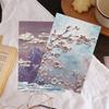 30 Sheets Oil Painting Style Card Postcards Message Cards Nordic Style Decorative Wall Stickers for Living Room