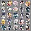50 Pcs Chibi Demon Slayer Anime Stickers Waterproof Decals For Phone Case Handbook Journal Scrapbook DIY Decor For Anime Fans