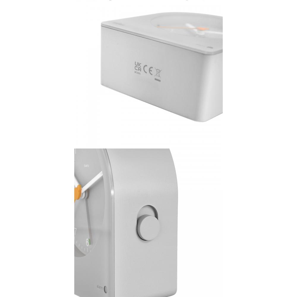 Braun BC22G Klassischer analoger Crescendo-Alarm, geräuscharmer öffentlicher Tischwecker