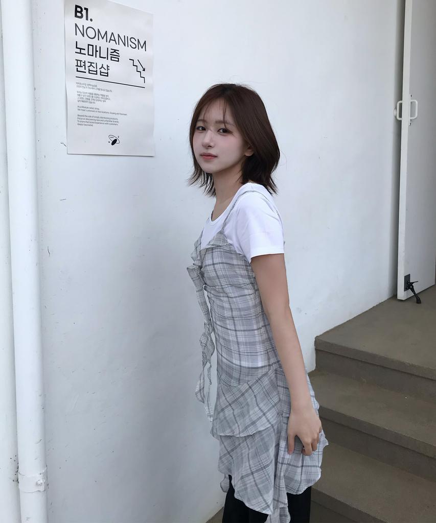 MIXXO See-Through Check Layered Dress_Miwowg501G