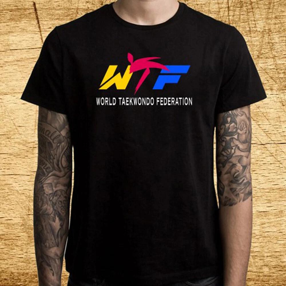 Men s and Women s T-shirts WTF Taekwondo Sports L