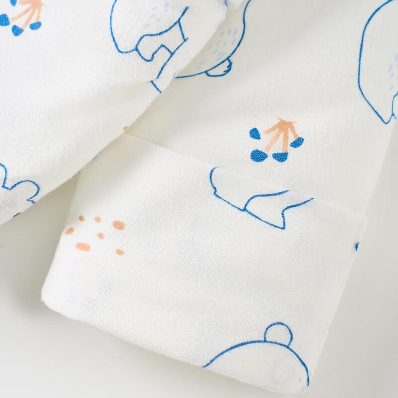 Tongtai Newborn Baby Padded Cotton Long-Sleeve Undershirt 2-Piece Set