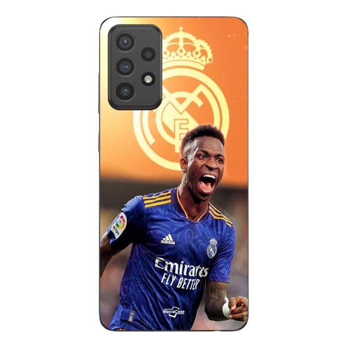 Phone Case - MANIACASE - Samsung Galaxy A72 - Silicone - Flexible - Real Madrid