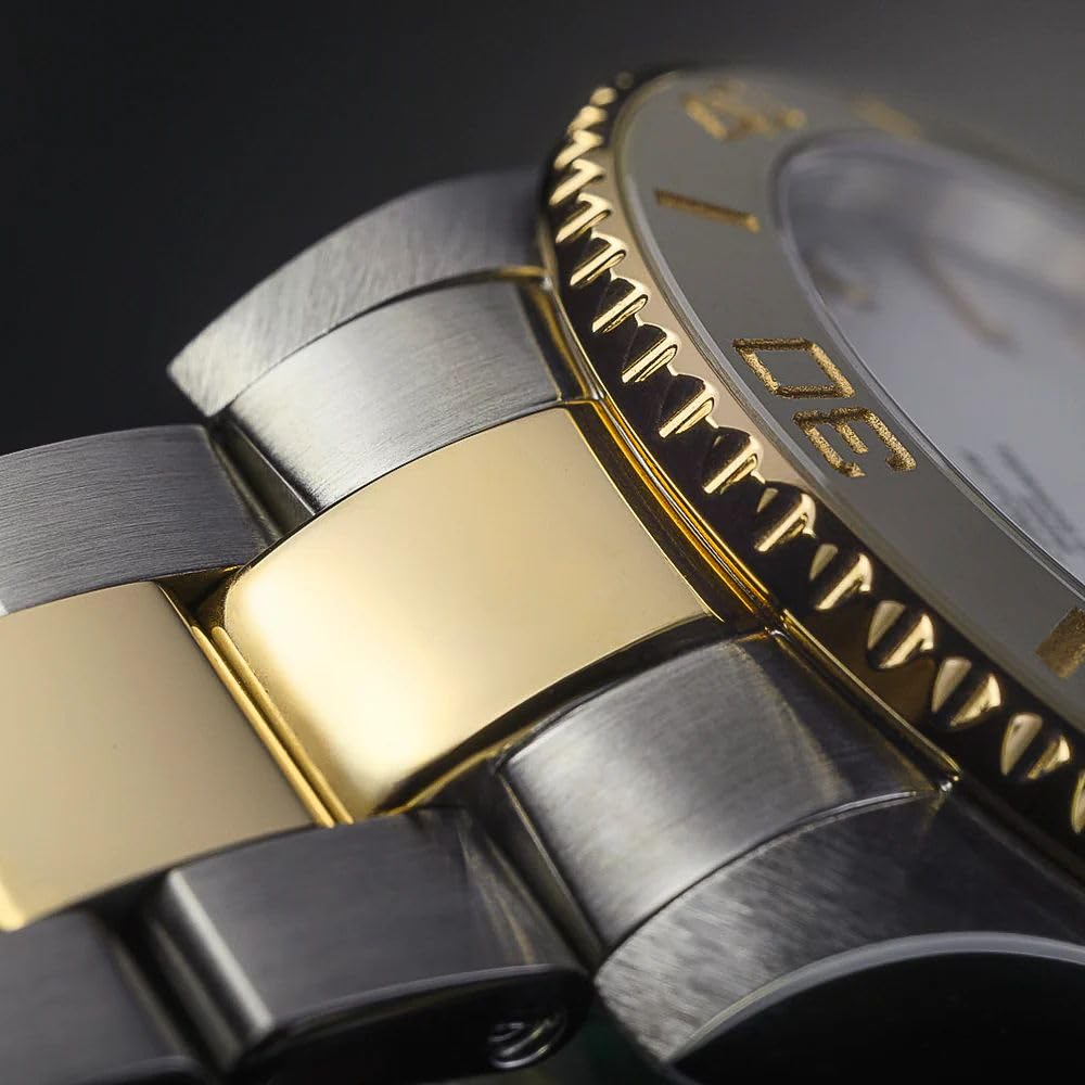 Watch Mechanical Automatic Date 200M Water Resistant Ternos Medium Swiss Made Silver [Davosa] 166.197.20