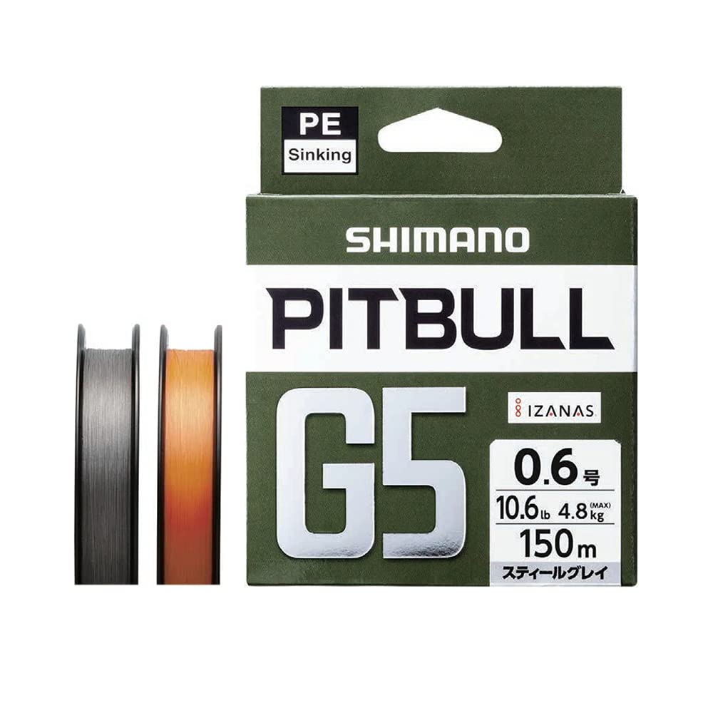 Shimano Pitbull G5 100m Steel Gray LD-M41U 0.6