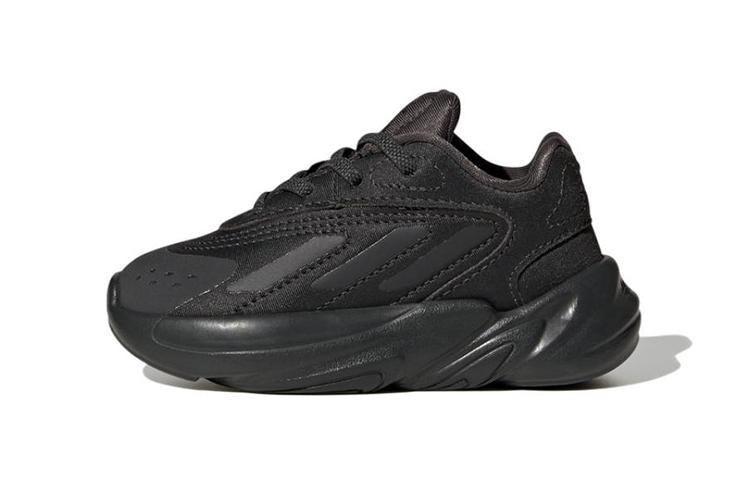 

Adidas Originals Ozelia El I Sports Casual Shoes Abrasion Resistant Low top Toddler Shoes Black Infant And Toddler GW7214 21