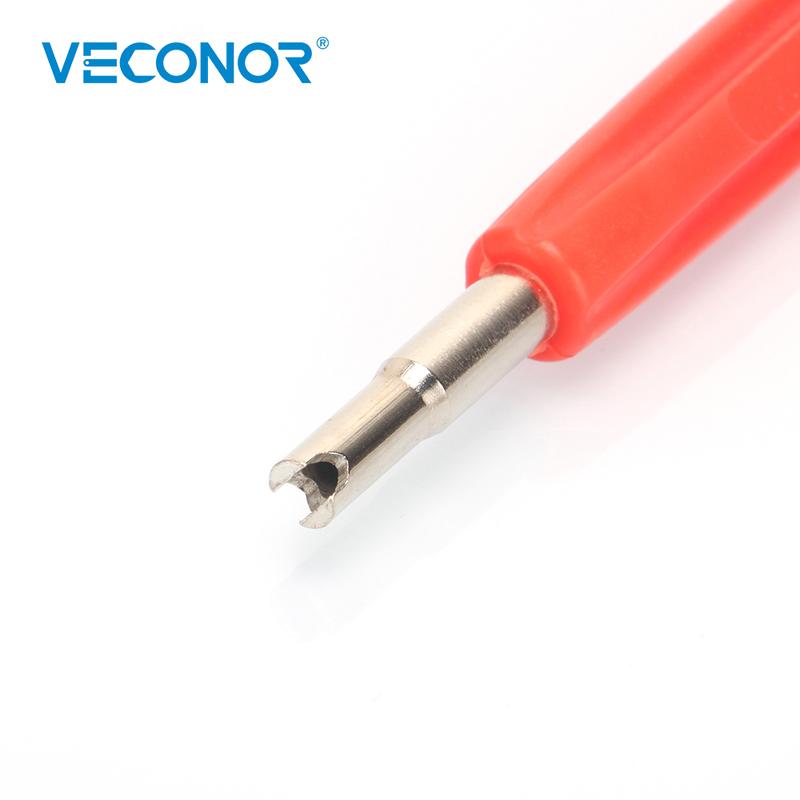 Tire Repair Tools Valve Core Removal Installer Wrench Dual Head For Car Tyre Air Conditioning Valve Core Driving