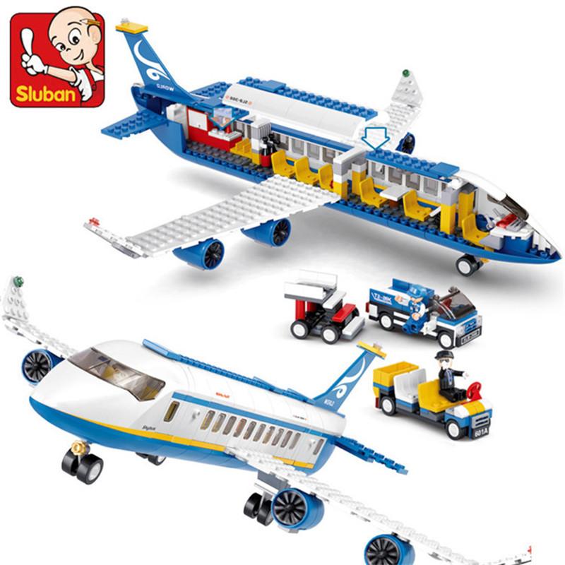463Pcs City Aeroplane Airbus Plane Airport Bus Aircraft Airplane Construction Blocks Aviation Blocks Educational Toy Sets For Kids