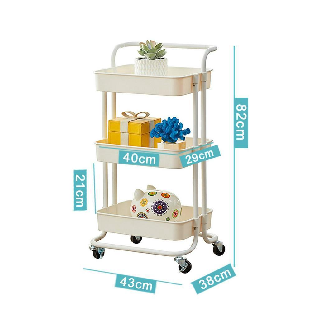 

3-ярусная кухонная тележка, органайзер для хранения, стойка, 50 кг, органайзер, сервировочная тележка, кухонная, ванная комната, передвижная тележка, корзина, подставка