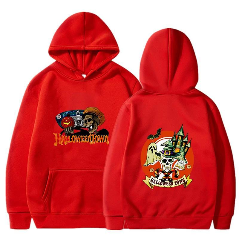 Horror Printed Hoodies Men Fashion Long Sleeve Halloween Aut Sweatshirt Men Womnen Fashion Design Pullover Fleece Hoodies