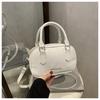 Neue Sommer Mode Einfache Damen Quadratische Tasche Perlen Schleife Umhängetasche Crossbody Tasche