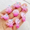 20Pcs Cute Resin Cartoon Shell, Starfish, small fish, seahorse, for Scrapbooking, Wedding Decor & DIY Jewelry Making Accessories