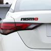 Nismo Letter Emblem Autoaufkleber Emblem Heckklappenaufkleber dekorieren universelles Logo für Nissan NISMO modifizierte Autozubehör Aufkleber