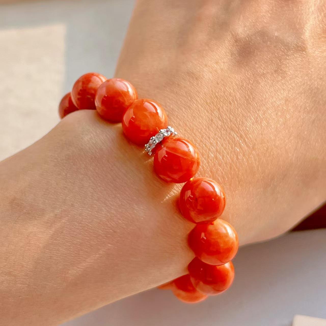 Design Sense Retro Nanhong Bracelet Bracelet Basic Commuter Model