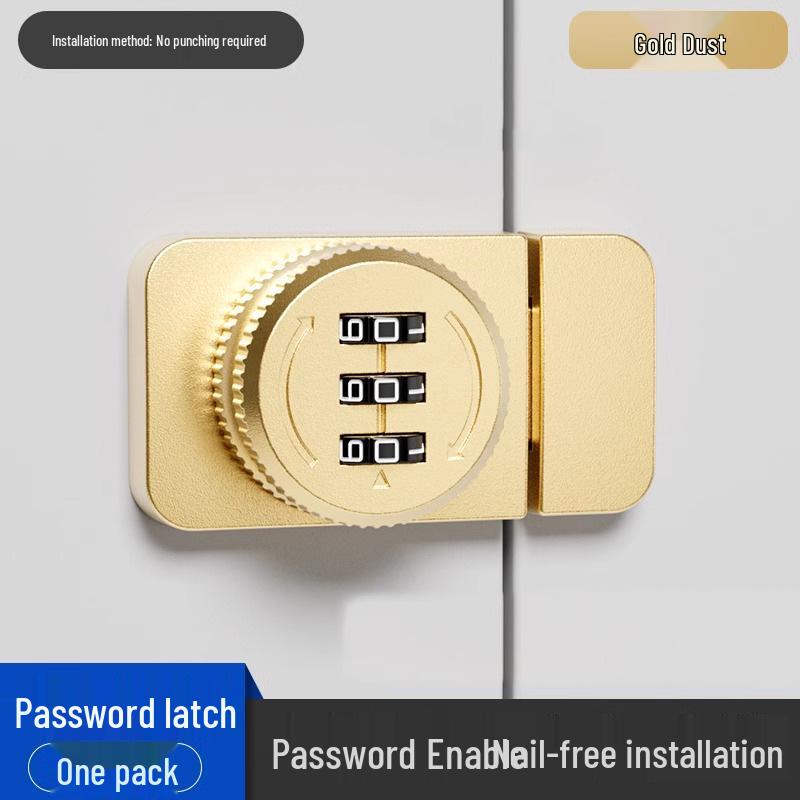 Punch-Free Anti-Theft Double-Open Cabinet & Drawer Lock