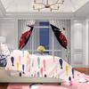 2pcs- Japanese Solo Samurai Polyester Curtains, Pole Bag Curtains 42*84, Bedroom, Living Room, Home Room Decoration
