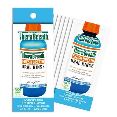 Thera Breath Icy Mint Tragbares Set, 12 ml x 6 Stück