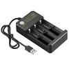 4 Slot 18650 Charger 3.7V Li-ion Battery USB Independent Charging 2X 3X 4X Portable Electronic 16340 14500 26650 Battery Charger