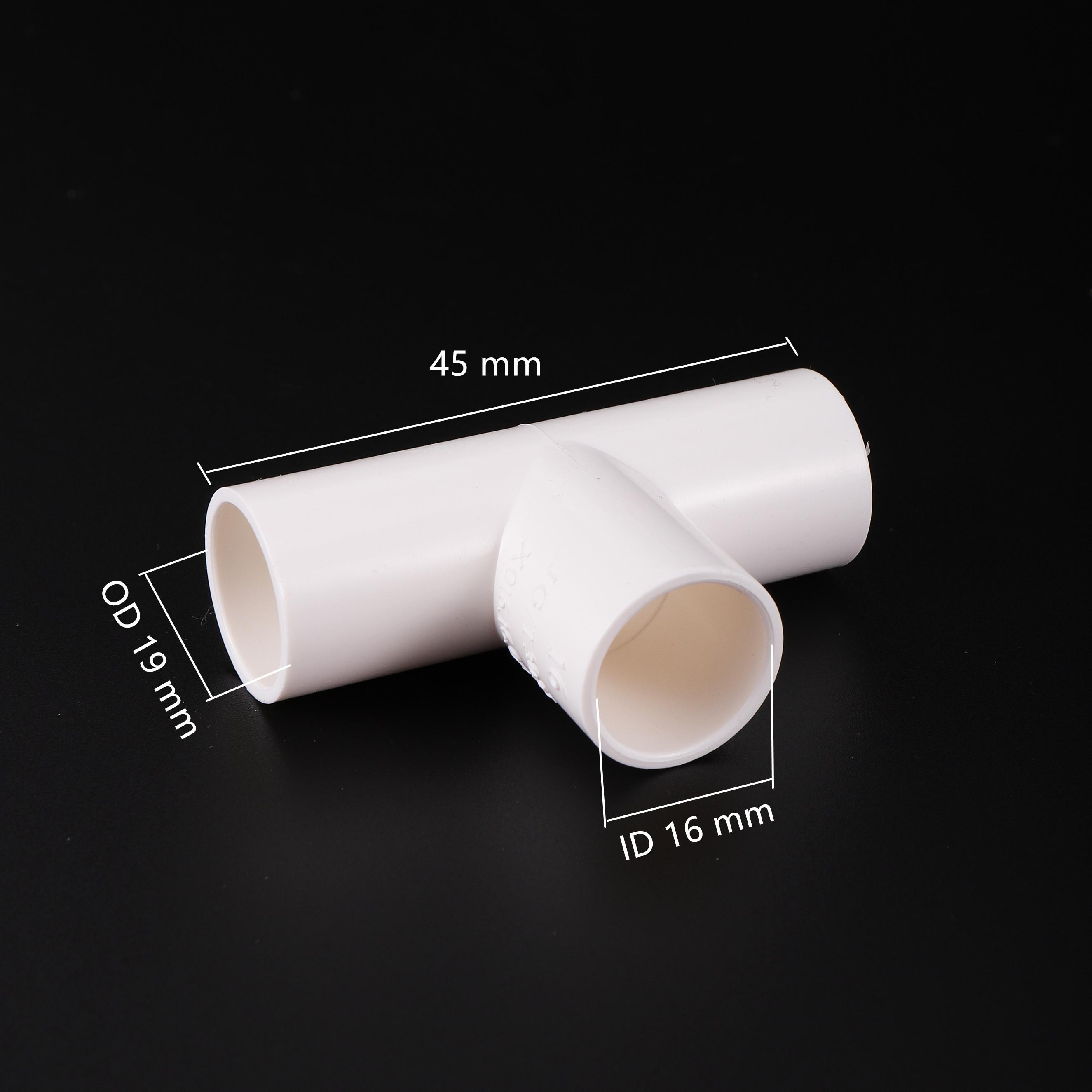 

10 шт. 16 мм садові прикраси стелаж з єднання намет розплідник іграшкова кімната з єднання зрошення вода з єднувач прямий 90/120/135 градусів трійник Tee