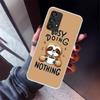 Animal Cute Cartoon Sloth Coffee Phone Case For Samsung Galaxy A12 A52S A42 A32 A22 A51 A50 Note 20 Ultra 10 S10 Plus A71 A70 A3