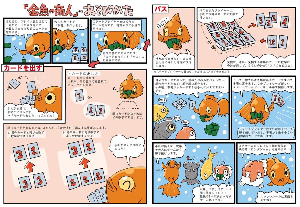 OKAZU Brand Goldfish Merchant 20 for Ages 8 and Board Game (2-6 Players, Minutes, Up)