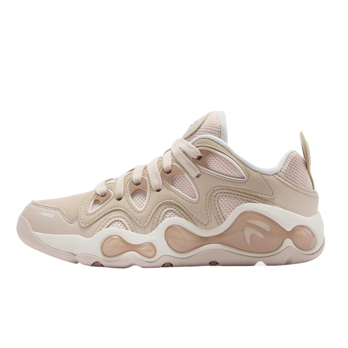 

FILA Fusion Vertical Color Block Versatile Breathable Low Top Basketball Shoes Women sneaker T12W543203FNS 35.5