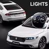 1:18 Honda Accord Alloy Miniature Model Diecast Toy Door Opened Sound Light Pull Back Front Wheel Steering Classic Birthday Gift