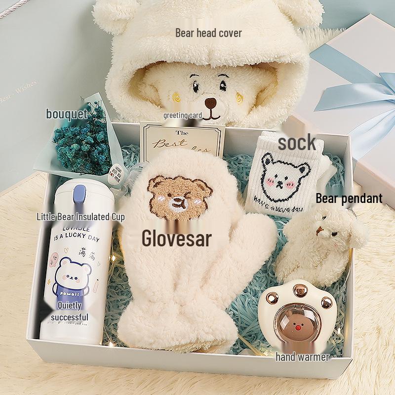 Winter Scarf Gift Box for Girls & Best Friends - Christmas & Birthday Souvenir