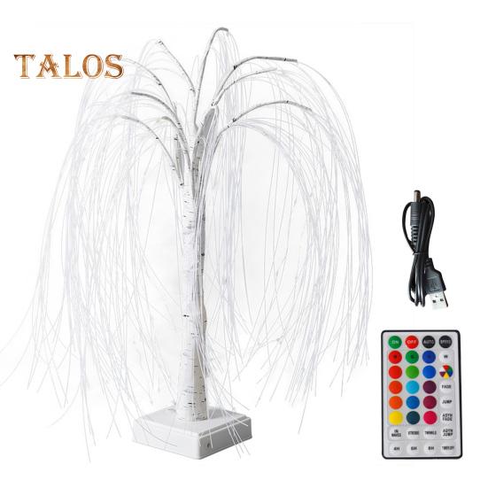 

Светодиодная лампа на елку для помещений с пультом дистанционного управления, мягкое свечение, реалистичный вид, работающий от USB/батарейки, RGB-лампа на елку, декоративная лампа на прикроватной тумбочке 60 LED