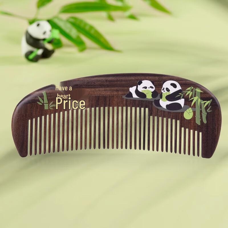 

Tan Mujiang Bear Bamboo Handleless Comb Gift Set