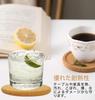 Samcos Cork Coasters, 12 Round Plain Coasters, Reusable Cork Circles, Heat-Resistant, Water-Absorbent, High-Density, Suitable for Glasses and Mugs,