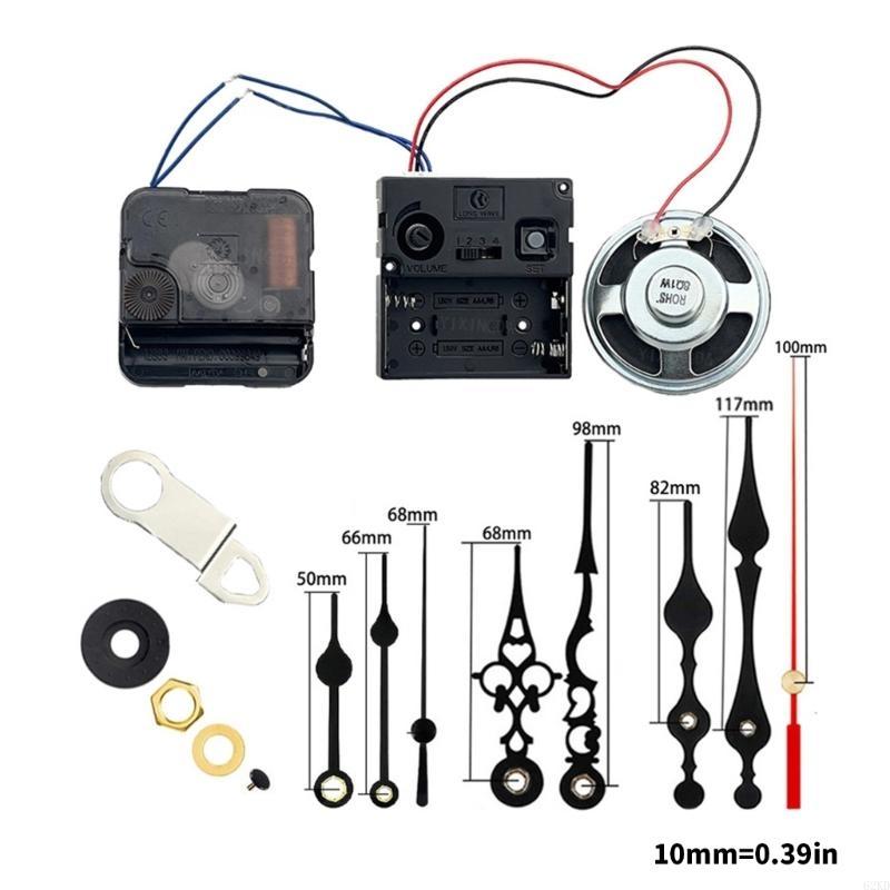 62KD DIY Quartzs Clock Mechanism Set Battery Powered Motor Replacements 12888 Clock Movement for Wall Clocks for Hobbyists