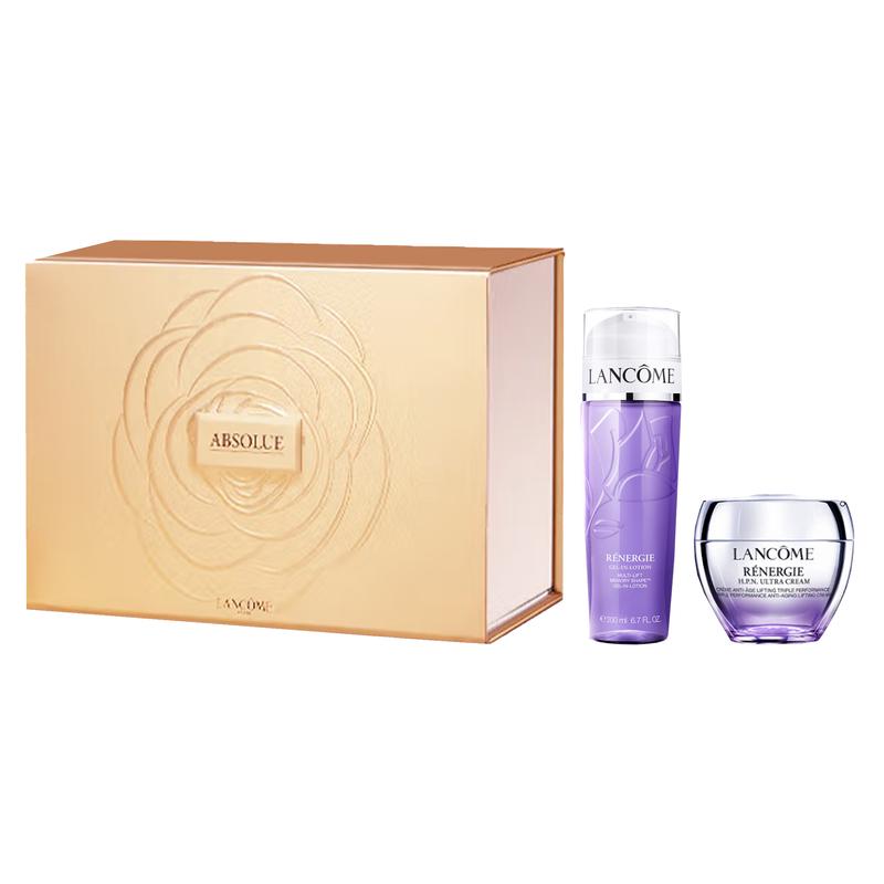 Lancôme Qixi Festival Limited Edition Sculpting Water + Bai Peptide Cream Skin Care Set Firming Moisturizing Repair 200ml+50ml коричневый