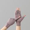 Women's 7020 Fingerless Non-Slip Touchscreen Sun Protection Cycling & Driving Gloves