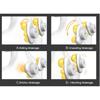 Relieve Pain Physiotherapy Equipment Deep Kneading Neck Shoulder Leg Arm Body Massager Portable Heat Pressing Massage Belt