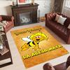 Biene Maja Personalized Text Floor Mat Perfect for Kitchen Dining Room Bedrooms Game Room Anti-slip Rug Office home decor Best for Christmas