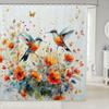 Plain White Cat Fabric Shower Curtain for Girls Cute Kitten Shower Curtain Pet Kitten Bathroom Shower Curtain Sets for Kids Boys