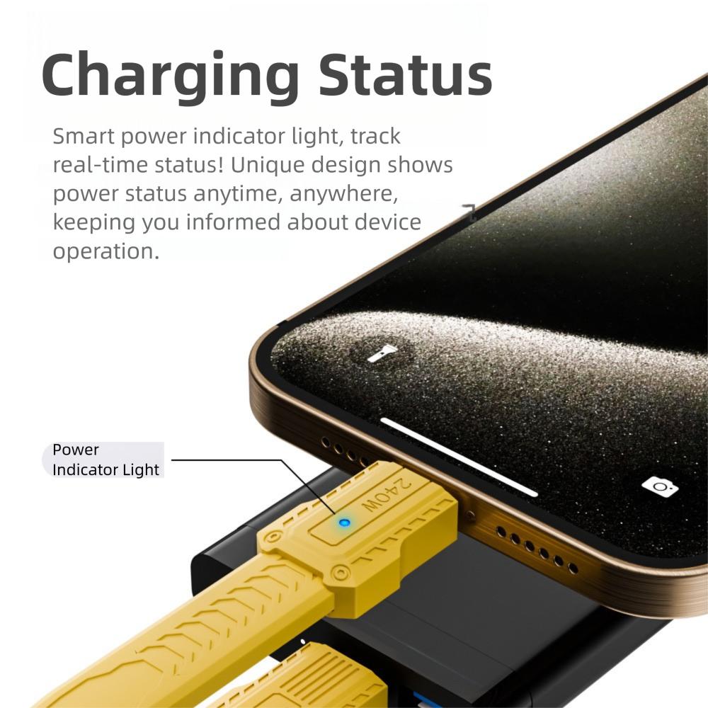 8K 60HZ USB-C Data Line 80Gbps Charging Cord High Speed USB4 Type-C Cable  Data Transfer