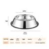 Non-Slip Stainless Steel Pet Food Bowl for Cats & Small Dogs - Thick, Drop-Resistant Design