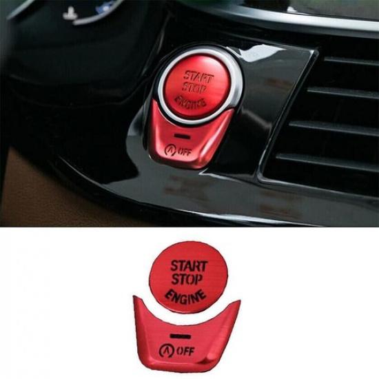 2018- Cover Trim Red Aluminum One-Click Startup Button For BMW 5 Series G30