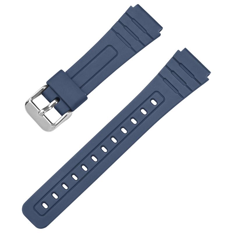 18mm TPU Resin Strap for Casio F-91W F-84 F-105/108 A-158/168 AE-1200/1300 Watch Band Waterproof Sport Bracelet Accessories