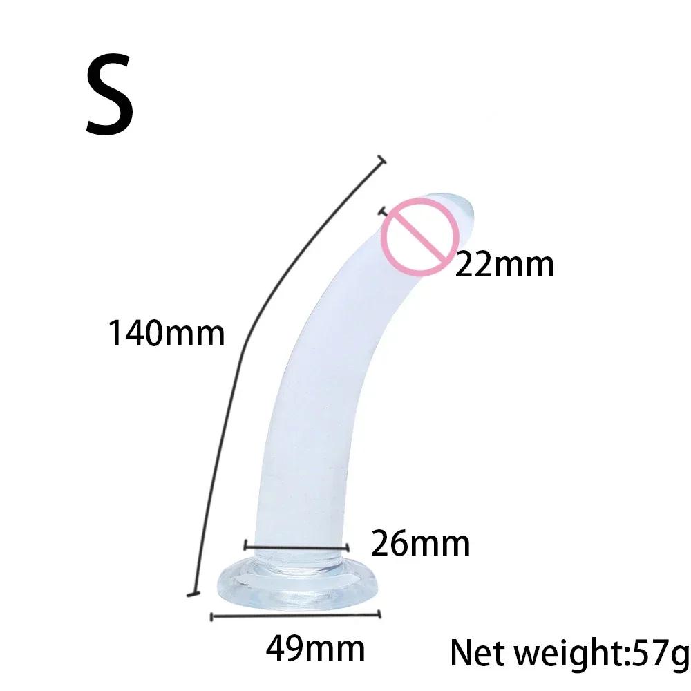 Silicon Anal Dildo Vibrators Women Butt Plug Silicon Artificial Penis Woman Sex Toy Adult Female Fantasy Dildo Toy For Gay