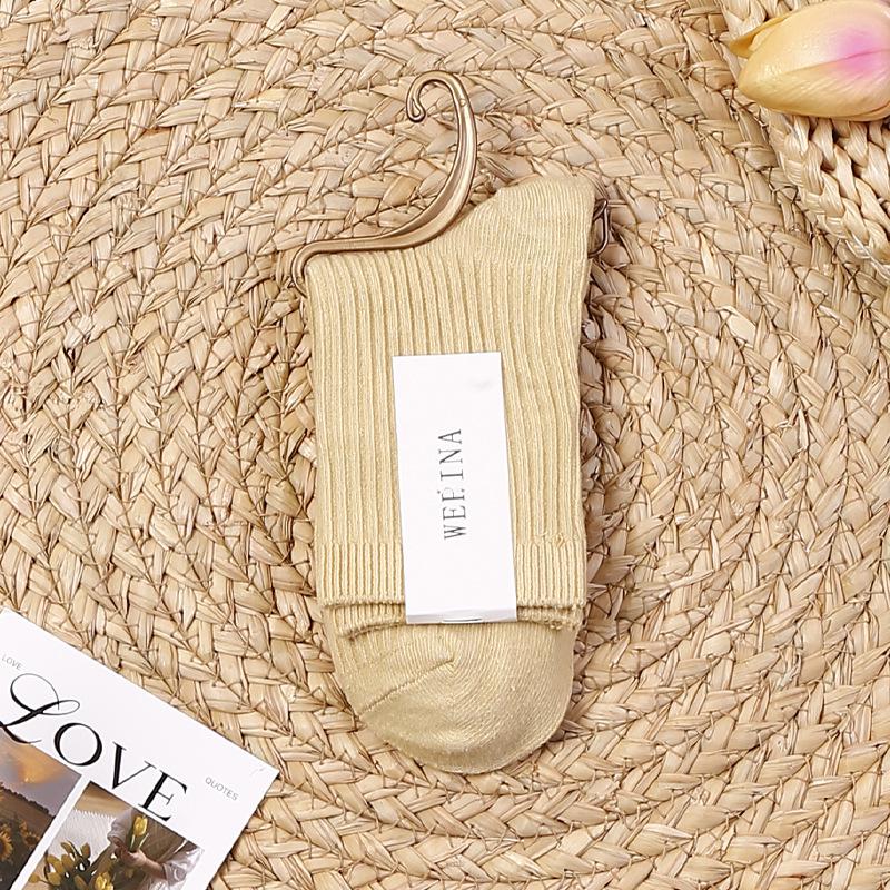 2025 Nowe Damskie Skarpetki z Czystej Bawełny o Niskim Kroju - Antyzapachowe, Pochłaniające Pot, Do Połowy Łydki, Idealne na Wiosnę i Lato.