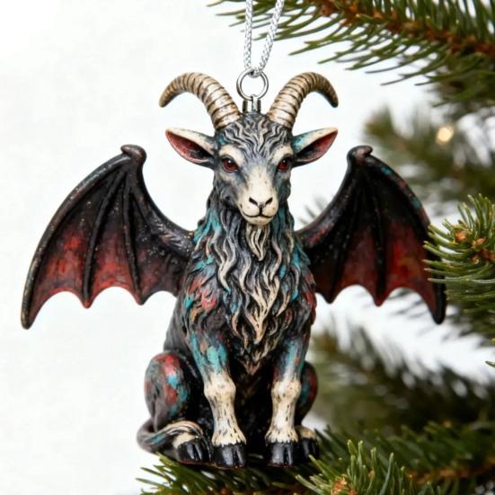 2025 Kryptozoologisk Adventskalender 24 Dager Paranormal Nedtelling Julepynt med 24 Samleobjekt 2D/3D Mytisk Skapning Pyntegjenstander