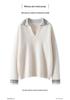 Cozy Slimming Cashmere Knit Women's Pullover Sweater - Soft, Skin-Friendly, Perfect for Autumn/Winter
