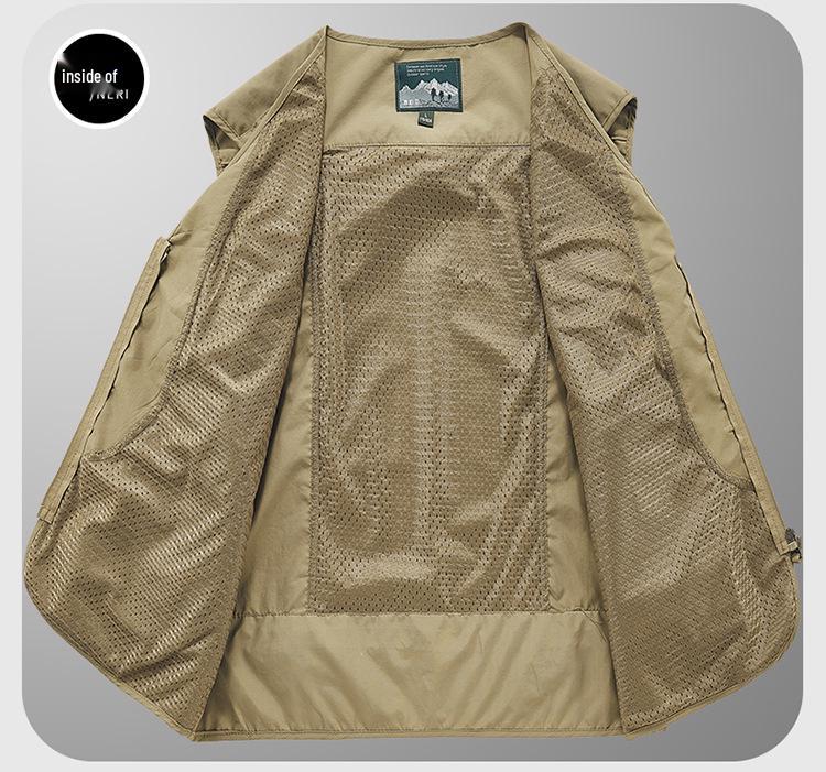 Men's Autumn Outdoor Casual Multi-Pocket Vest