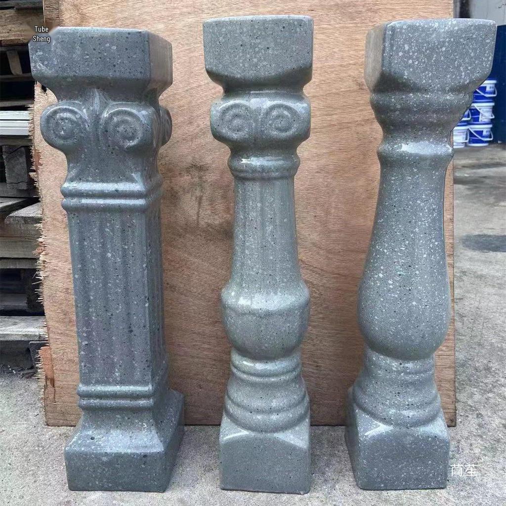 Antique High-Temperature Ceramic Guardrail Vase Column for Garden Balcony Architecture