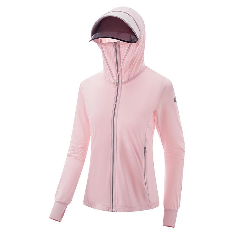 Skin clothing Outdoor fishing sunscreen clothing Summer new upf50 UV protection jacket Ice silk sunscreen clothing