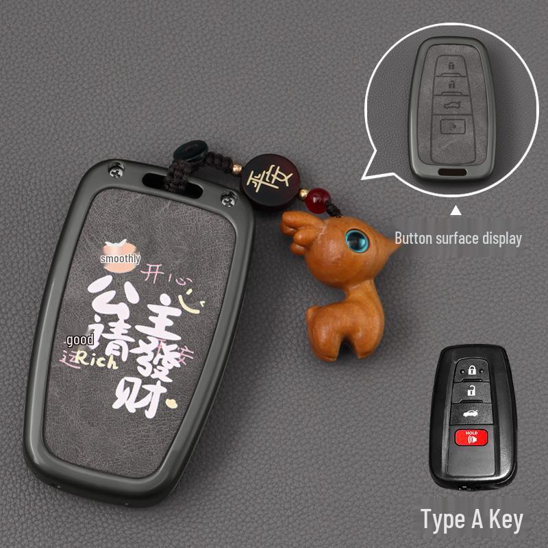 Key Cover for Toyota Camry, Corolla, RAV4, Highlander, CHR, and Asia Dragon Models